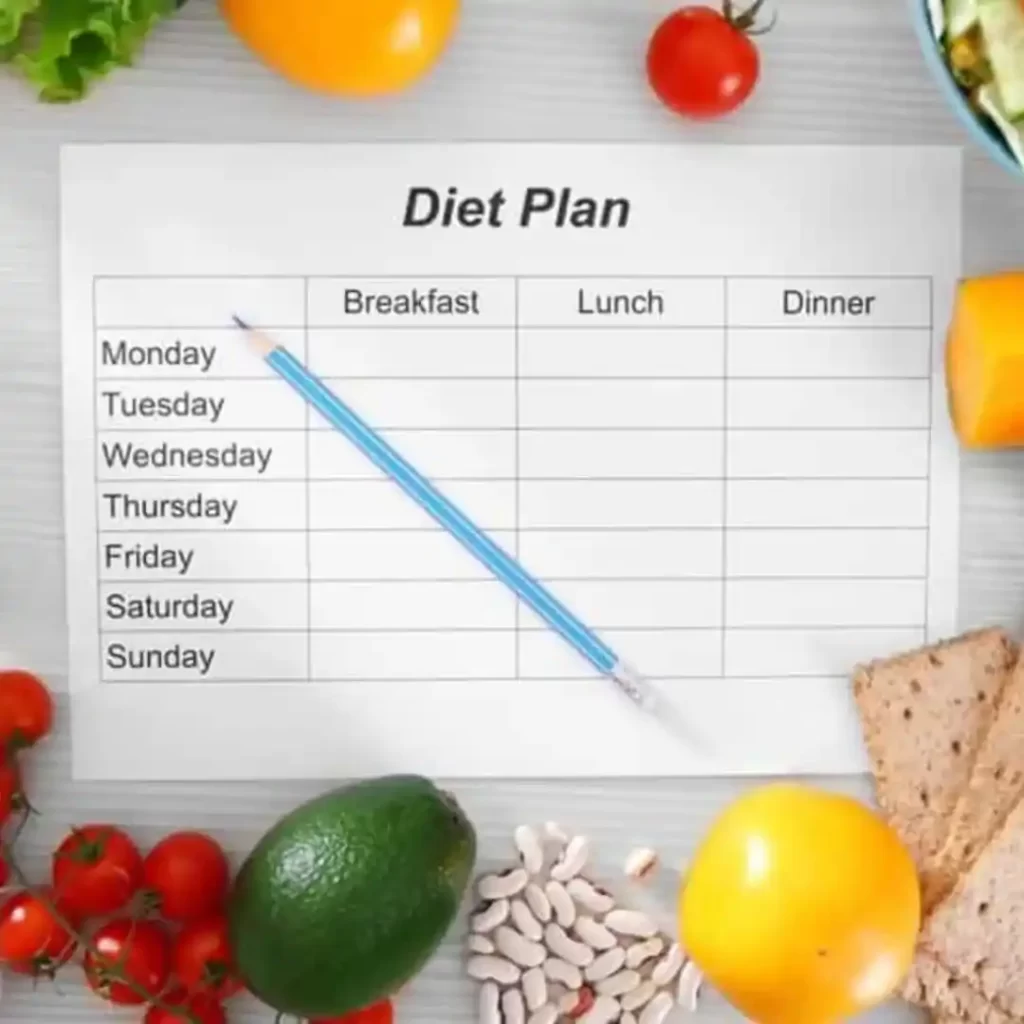 30-Days Diet Plan for Weight loss of men and women